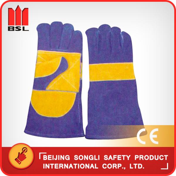 Gants de soudure en cuir fendus de la vache SLG-HD8020-B5