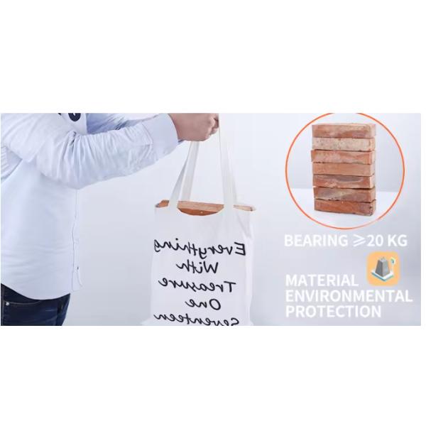 Custom Reusable Canvas Tote Bag Shopping Bulk Heavy Duty 20oz 22oz