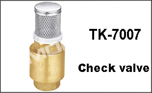 TMOK Factory Direct 1 2 3 Inch Brass Water Pump Foot Valve With Strainer