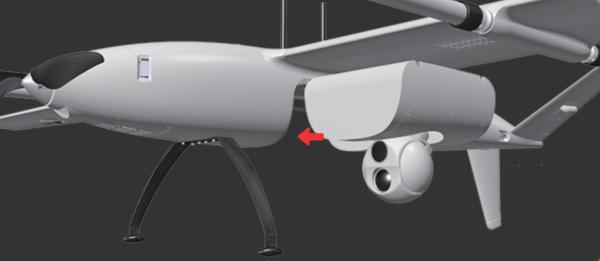 CP15 Electric VTOL UAV has 70km/h cruising speed and 30km control radius with 5.0kg maximum load weight.