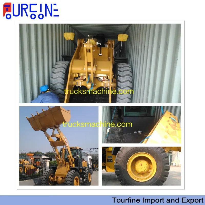 Construction Wheel Loader LW400KN XC948 with 2.4CBM Bucket and 4 Ton Rated Load