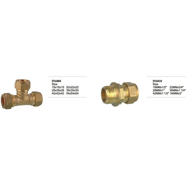 Copper Core Forged Brass Pipe Fittings Compression Pipe Cap BS864-2 Standard