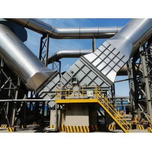 Alumina calcining furnace equipped with high-efficiency centrifugal fan