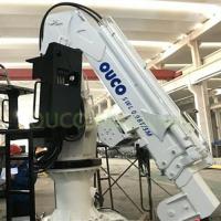levantamento da carga de 0.98T 5M Fixed Boom Marine Davit Crane For Bulk