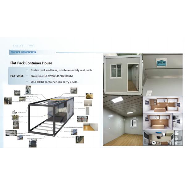 Fast Assembly Prefabricated Container Houses For Construction / Office