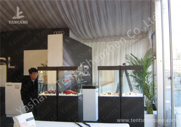 Water Proof White Event Tents , Lining Decoration Outside Canopy Tents For Events
