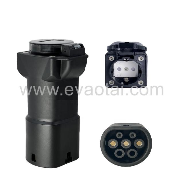 BLACK AOTAI V2L Adapter For Togg T10F Car EV Connectors 220V 16A 3.5KW