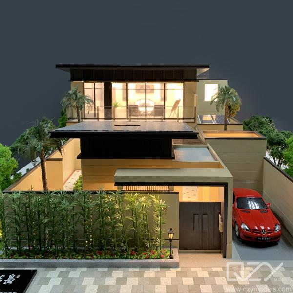 1/25 Китайский стиль виллы Модель Китайская зарубежная собственность -Ваннинг Шэньчжоу полуостров Модель проекта