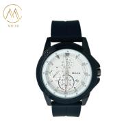 Produits les plus populaires Sport minimaliste Silicone à rayures Unisexe Ligne de montres Simple Mode Couple Montres de poignet