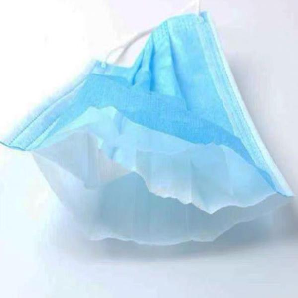 17.5 * 9.5cm Size Disposable Face Mask 3 Ply Non Woven Medical Face Mask