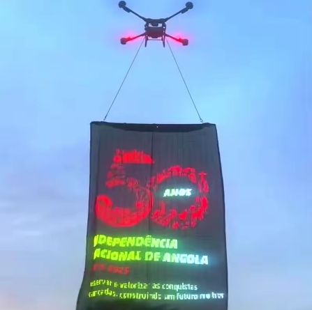 P15 P20 Flying Led Screen with the Drone Led Magic Pixel Carpet Banner Led Blanket Outdoor Event Led Flexible Screen