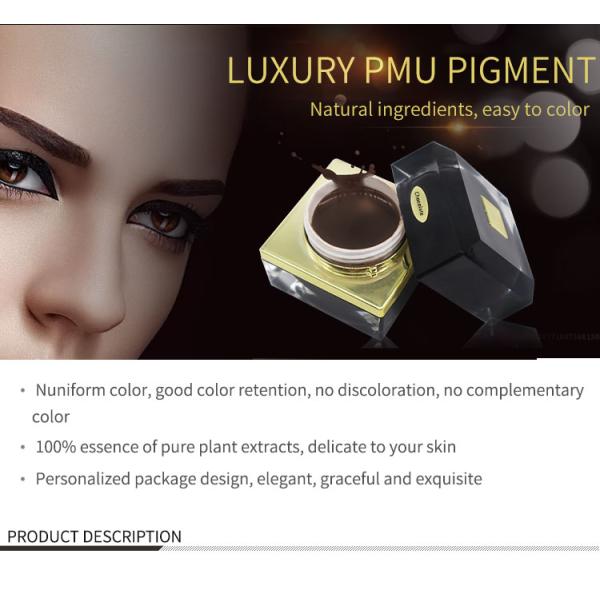 Макияж затира 15g пигментацией брови постоянный пигментирует цвета чернил татуировки