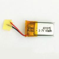 bateria pequena da bateria 401015 25mAh Lipo do polímero 3,7 V do li da bateria