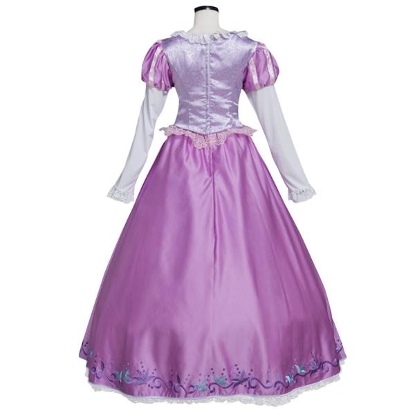 Women's Girl's Tangled Rapunzel Princess Dress Costume Cosplay For Party