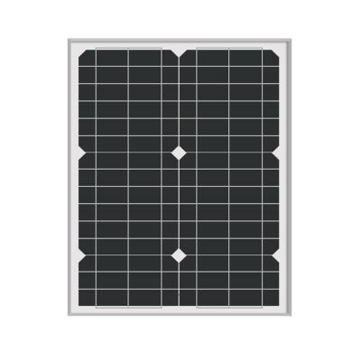 30W Solar Powered 12 Volt Battery Charger High Efficiency For Traffic Signals Lights