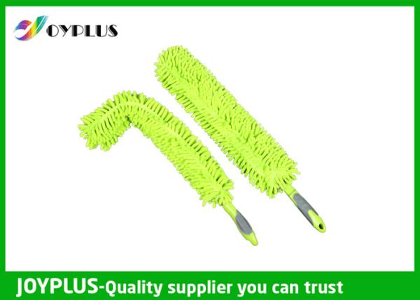 Customized Color Dust Stick Duster / Microfiber Duster Washable Easy Operation