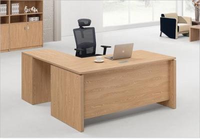 High Bending Strength Particle Board Office Furniture With Four Stainless Steel Legs