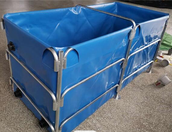 Outdoor And Indoor 30000L PVC Tarpaulin Foldable Fish Tank Fish Pond Plastic Tank
