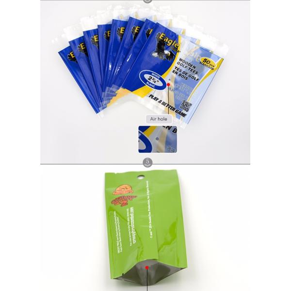 мешок Gusset жары 15.9x22.9cm+8.3cm Sealable бортовой с поверхностью Gossy