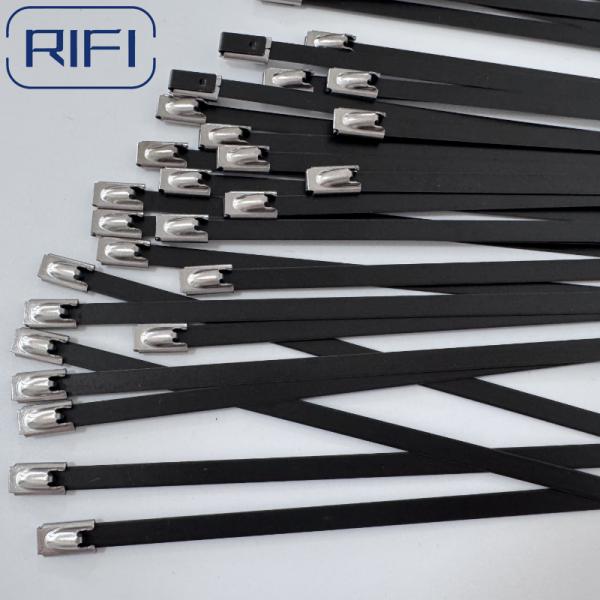 Collier de serrage à bille en acier inoxydable 316 revêtu d'époxy