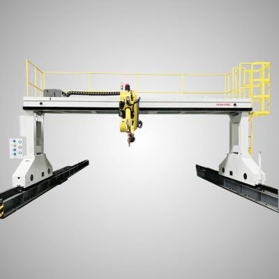 Sistema de corte por robô de chama a oxigénio de tipo gantry