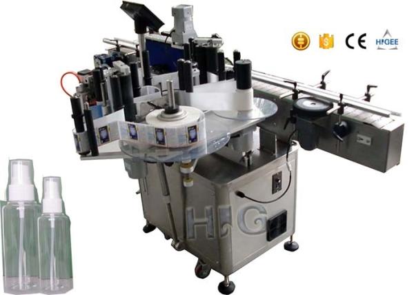 HIGEE Auto Pill Flat Bottle Labeling Machine Ahesive Sticker Stainless Steel Material