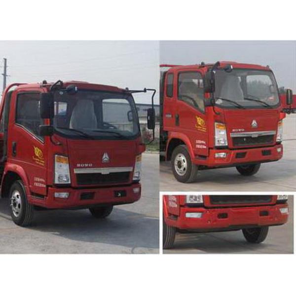 Yellow Color Wrecker Tow Truck Wheelbase 3800 Mm 5085kg Curb Weight