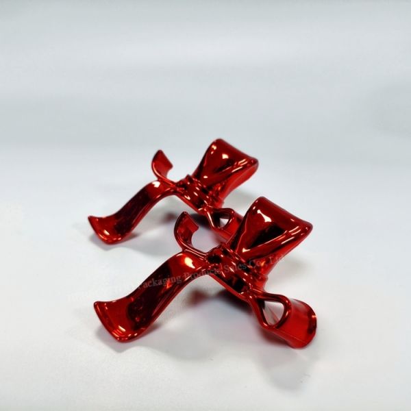 Tapa de botella de perfume de plástico con forma de arco, bomba de presión superior de 15 mm