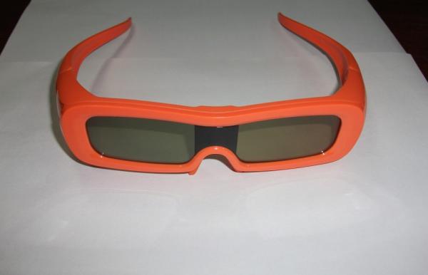 Orange Frame Universal Active Shutter 3D Glasses For Samsung TV