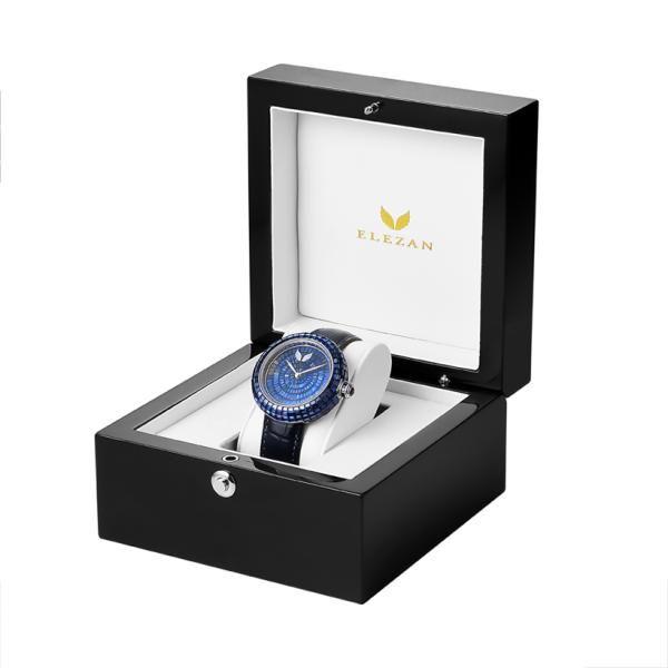 Диаманта швейцарского кварца OEM наручные часы водоустойчивого роскошные