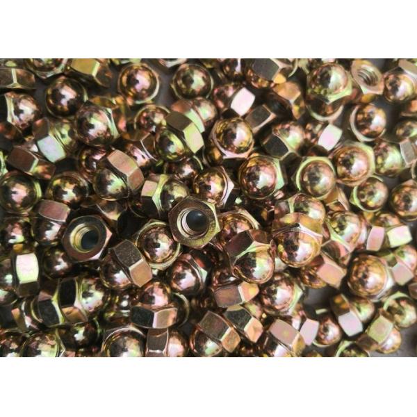 Tuerca de fijación galvanizada del hexágono, acero inoxidable/tuerca ciega abovedada de acero de carbono
