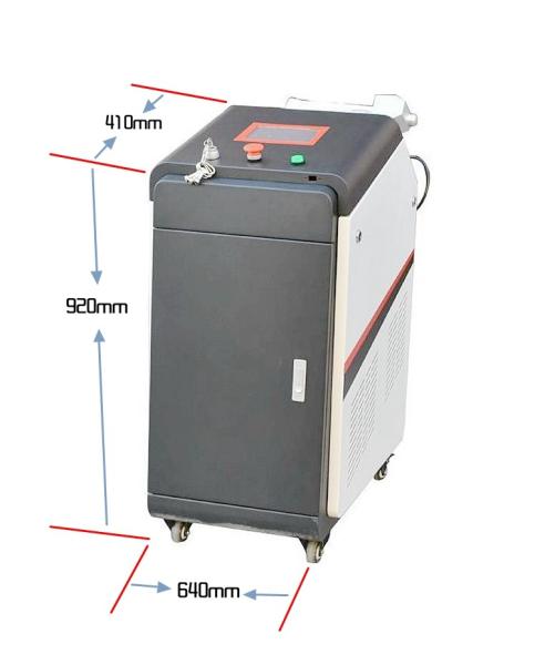 220V 300W 500W Fiber Laser Cleaner For Car Interior Cleaning
