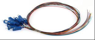 OFNP Lc Apc Cordón de parche Jumpers de fibra multimodo para FTTX WAN