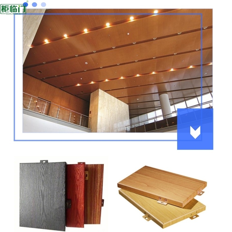 Wood Grain Aluminum Sheet Panel Long Lasting Corrosion Resistant