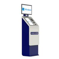 Crtly 32 Inch Self Parking Payment Kiosk com dinheiro Passaporte Scanner Check In Hotel Dispensador de cartão Kiosk