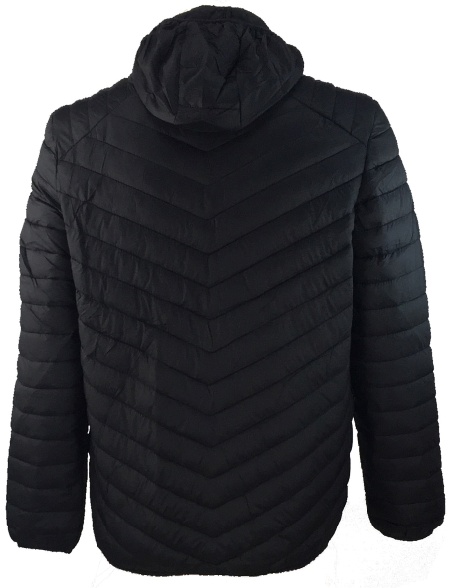 men's basic nylon padded jacket 1801&1802,Black and Navy