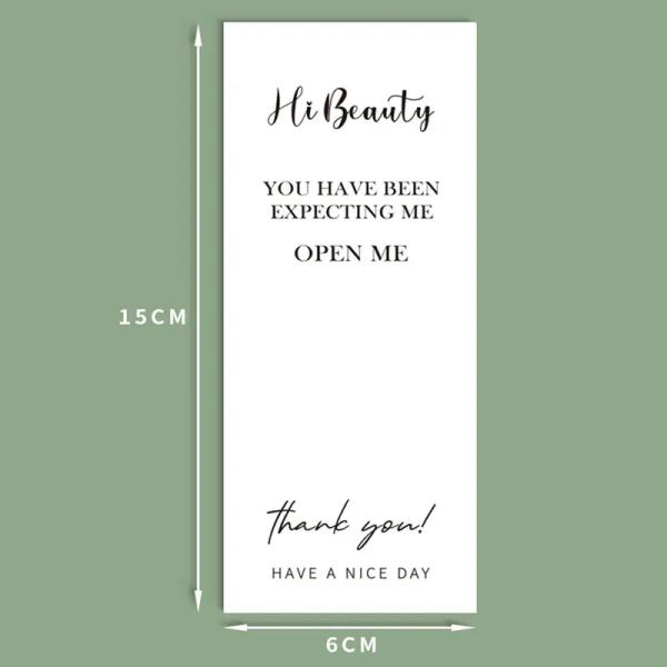 Paper Self Adhesive Sticker Waterproof For Shipping Mailer Box Packaging