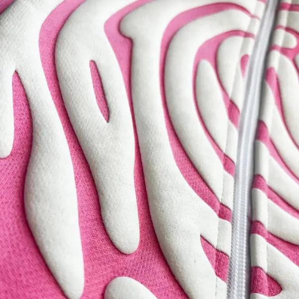 100% coton personnalisé Poids lourd Plein visage surdimensionné Fermeture à glissière Hoodie masculine Français Terry 3D imprimante en mousse fabricant de Hoodie