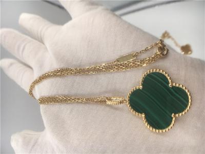 Nenhum elegante feito a mão mágico de Alhambra da colar do ouro do diamante 18K para a menina