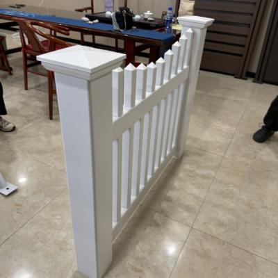 4ft High Good Flexibility PVC White Vinyl Fence Front Yard Low Installation Cost