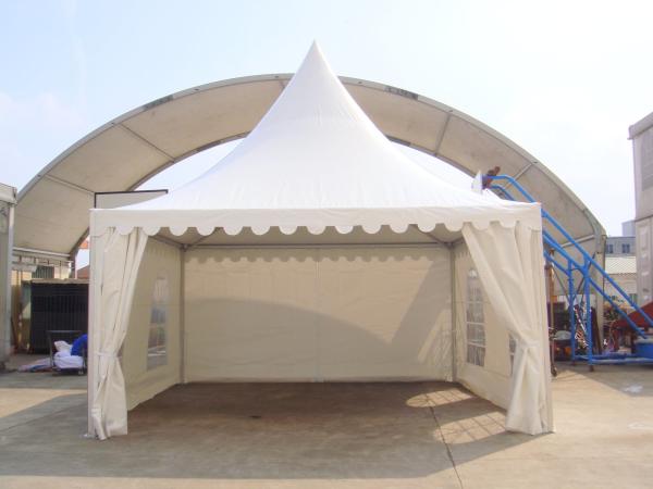 Pagoda / gazeboTent With Transparent white skin, Party Canopy Tent For Wedding