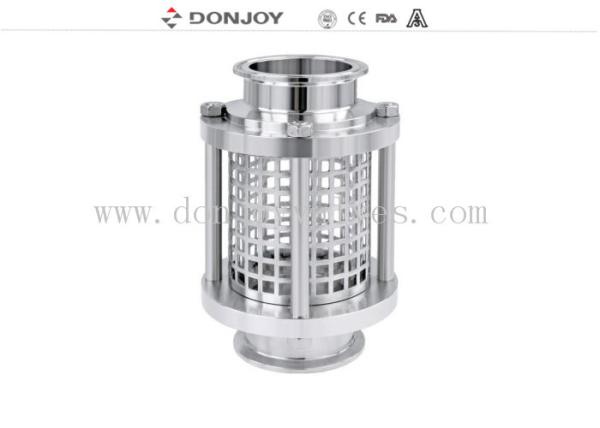 2 vidro de vista de aço inoxidável tubular da tri braçadeira com a luva SS304 protetora