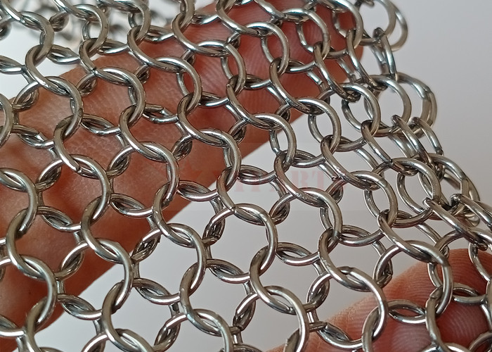нержавеющая сталь 0.53x3.81mm сварила занавес сетки Chainmail для экрана рассекателя комнаты