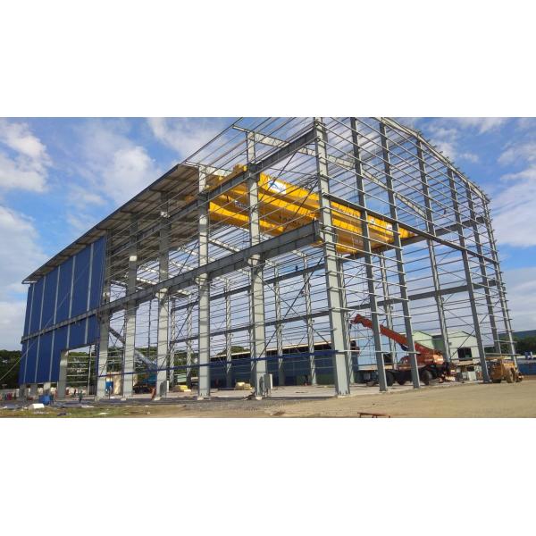 Заготовительное здание кладового склада из легкой стали Строительство двухэтажной стальной конструкции