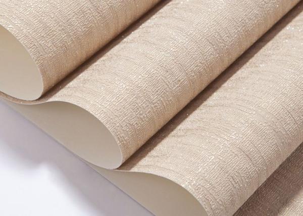 Eco - friendly Embossed Vinyl Home Decorating Wallpaper For Living Room