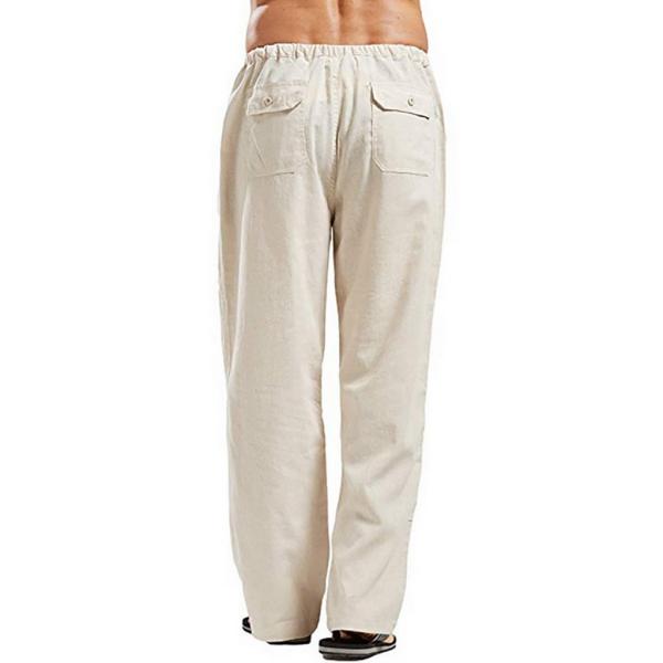 Men's Anti-pilling Cargo Sweatpants Autumn Waterproof Pants with Flat Front Style