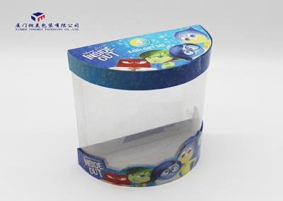 Semicircular Plastic Cylinder Packaging Tubes Unique Design For Bath Gift Set