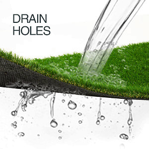 Garden Landscape Decor Plastic Carpet Mat Lawn Artificial Turf Synthetic Grass, Gym Patio Balcony Playground Backyard