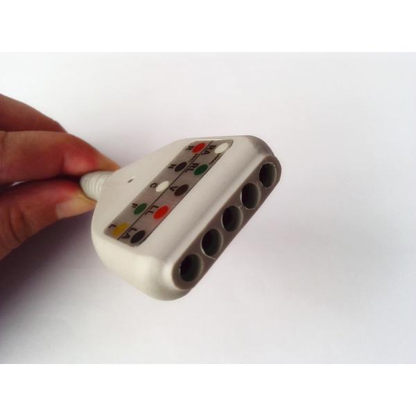 Common 3 Lead 5 Lead ECG Cable Set , LL / Din Style ECG Trunk cable
