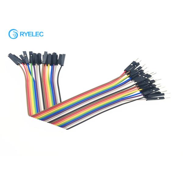 Мужчина к собранию ленточного кабеля женского прыгуна плоскому для прототипирования технологического комплекта